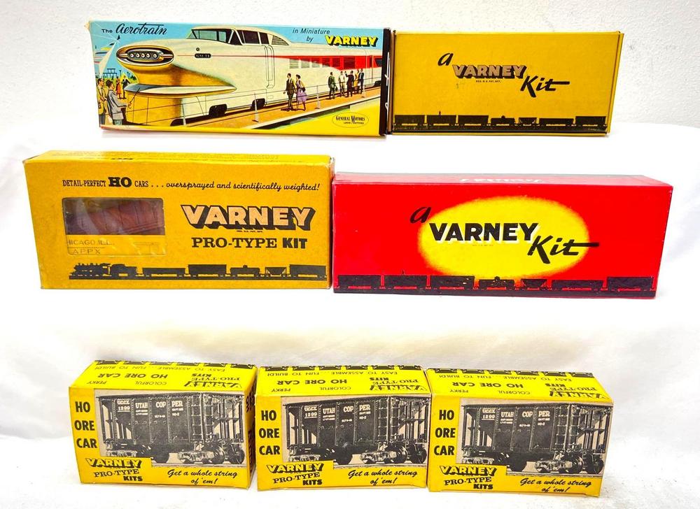 HO Gauge Varney unbuilt freight in original boxes 7 kits