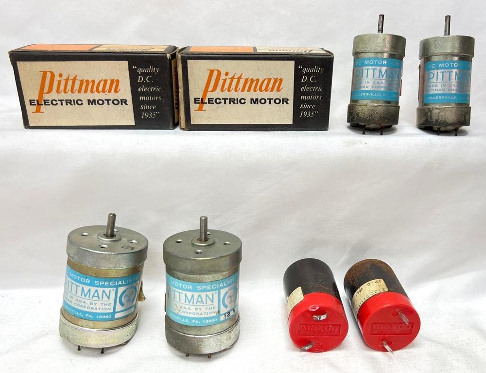 Six Pittman 2 in OB and two Maxon motors O/S On3