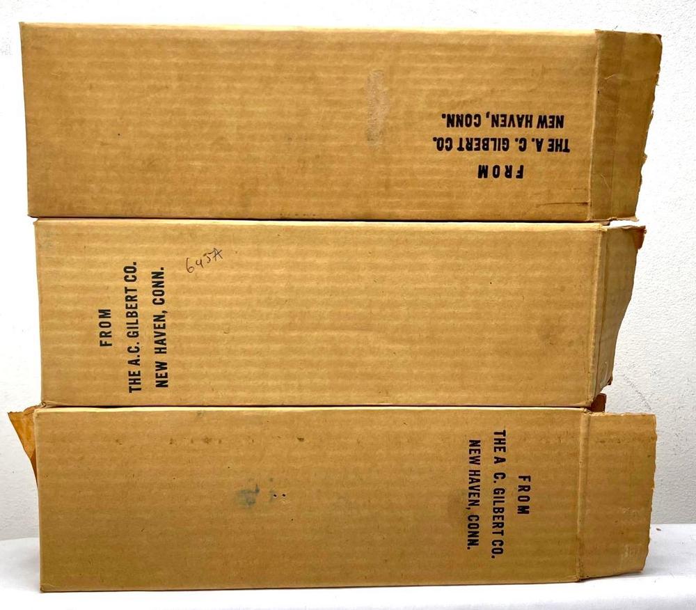Three Postwar American Flyer S Gauge boxes