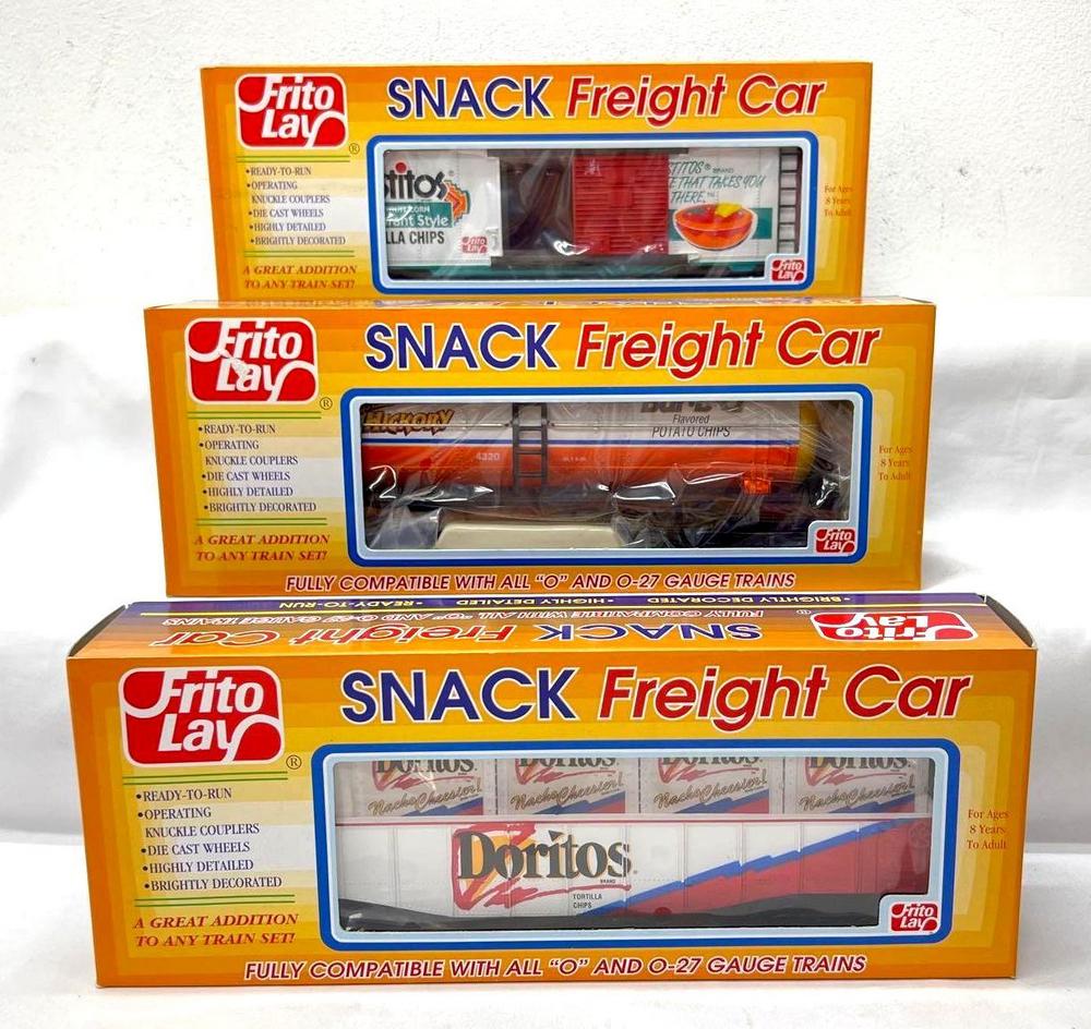 Modern Era Frito Lay The Snack Freight cars TE4310 TE4320 TE4330 unrun