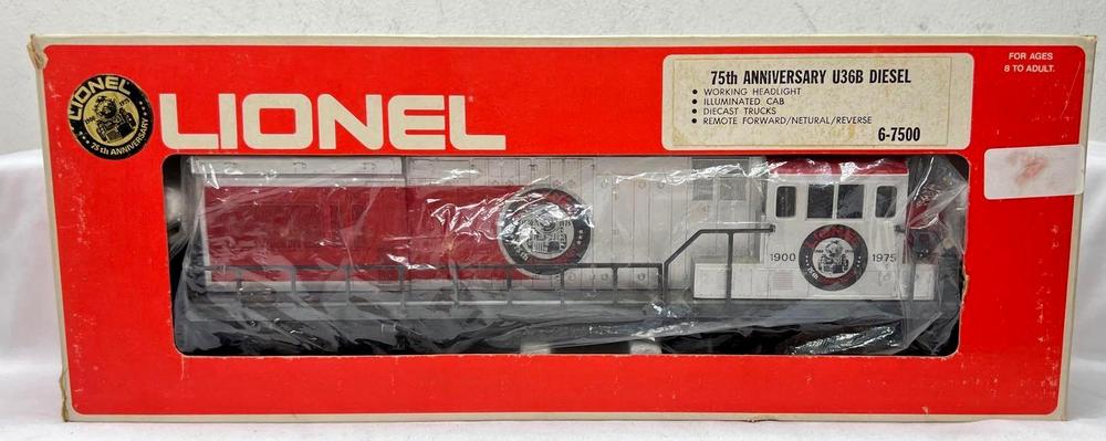 Modern Era Lionel O Gauge 7500 75th Anniversary U36B in box