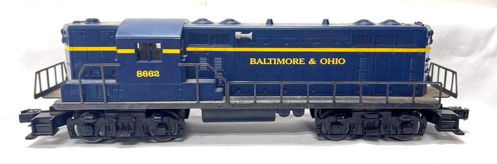 Modern Era Lionel O Gauge 8662 B&O GP-7 diesel locomotive