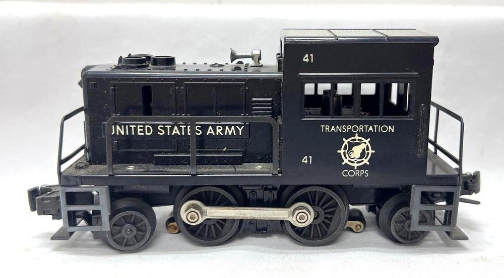 Postwar Lionel O Gauge 41 United States Army industrial diesel switcher