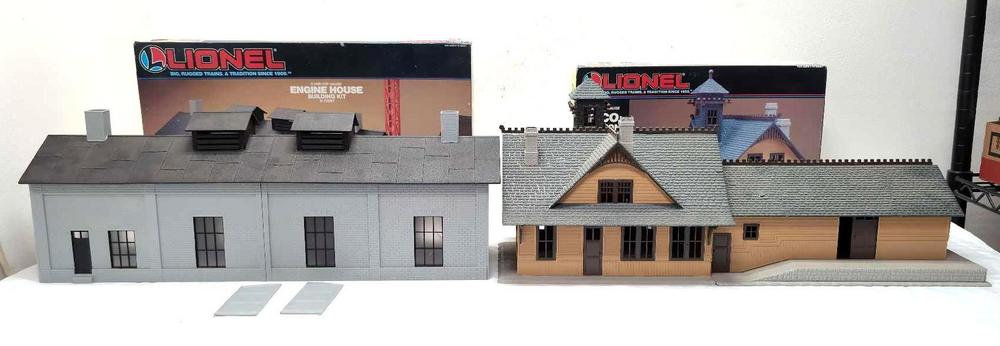 Lionel 62709 and 12897 built building kits