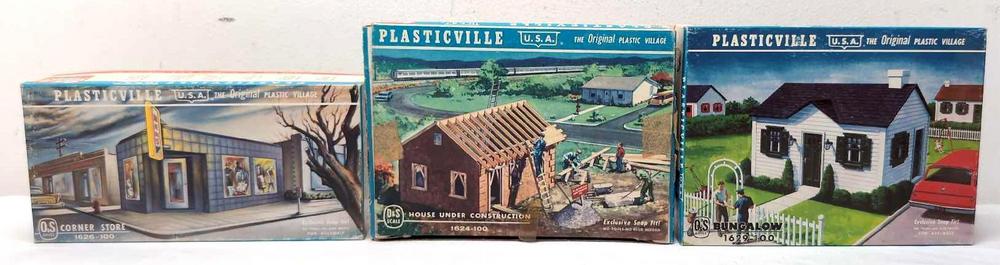 Plasticville 1626 1624 1629 in original boxes