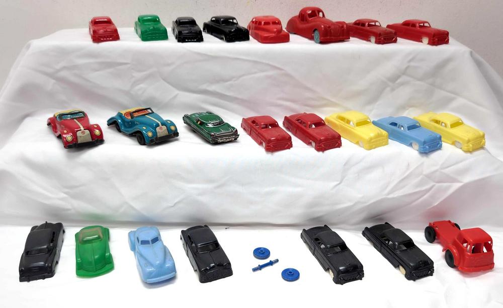Plasticville vehicles Japan plastic and Tin vehicles