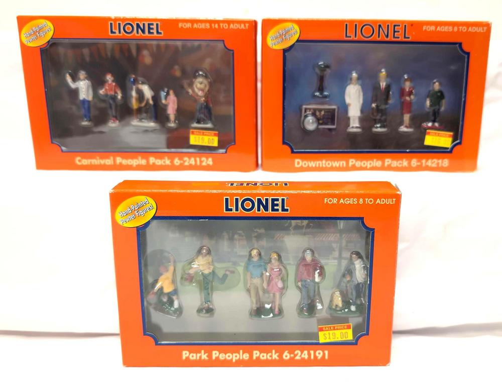 Modern Lionel O Gauge 14216 24191 24124 figures