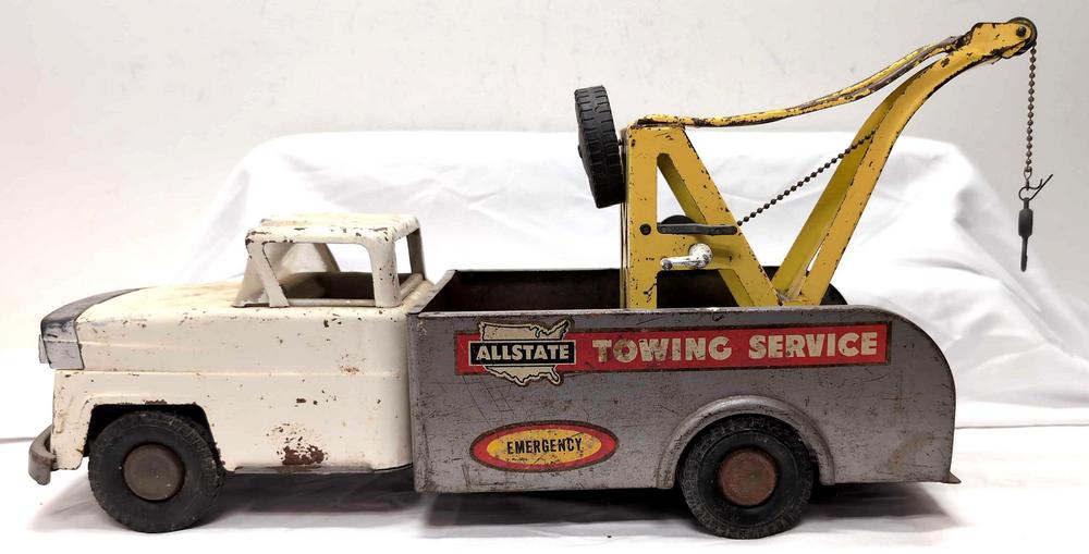 Early MARX AllState Towing Service Wrecker