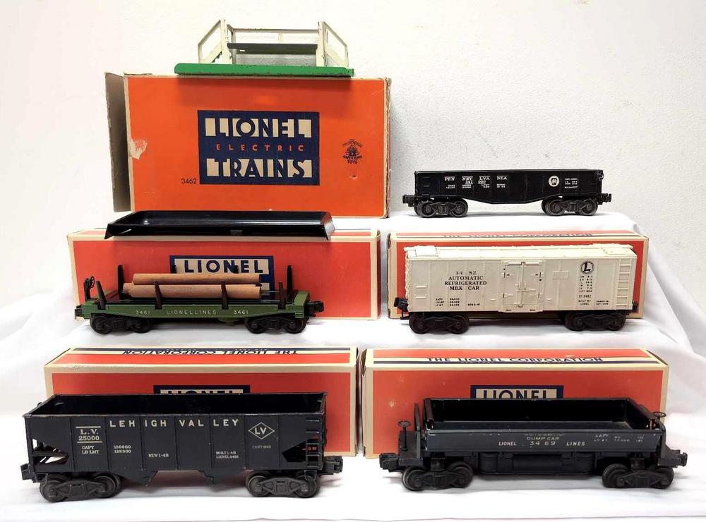 Postwar Lionel O Gauge 2452 3461 3469 6456 3482