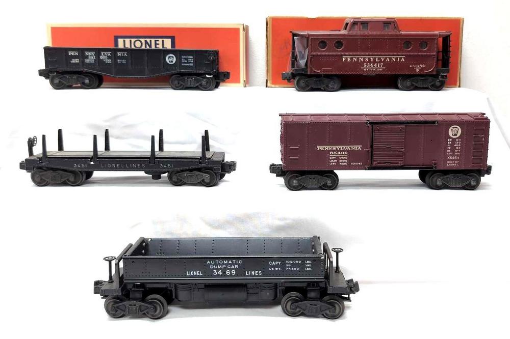 Postwar Lionel O Gauge 2452 3451 3469 X6454 6417-25