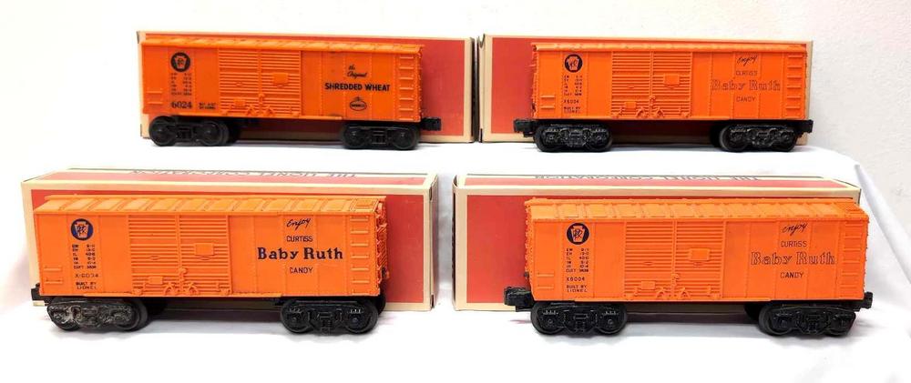Postwar Lionel O Gauge X6004 X6004 X6024 X6034 box car