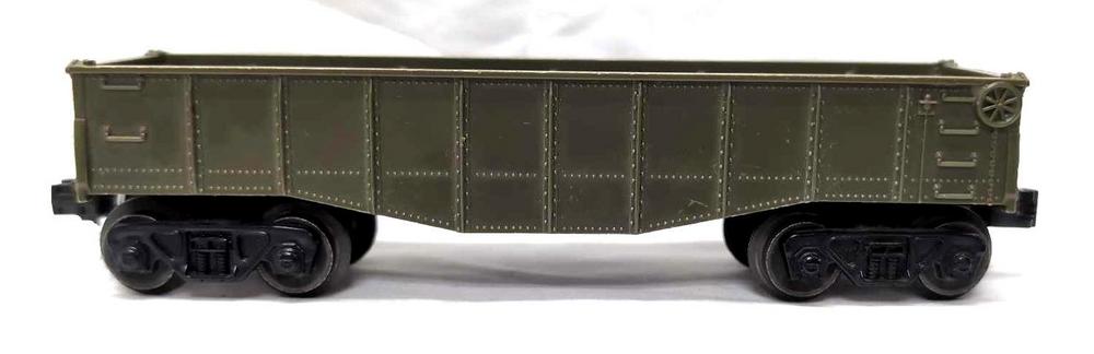 Postwar Lionel O Gauge undecorated 6142-75 olive drab