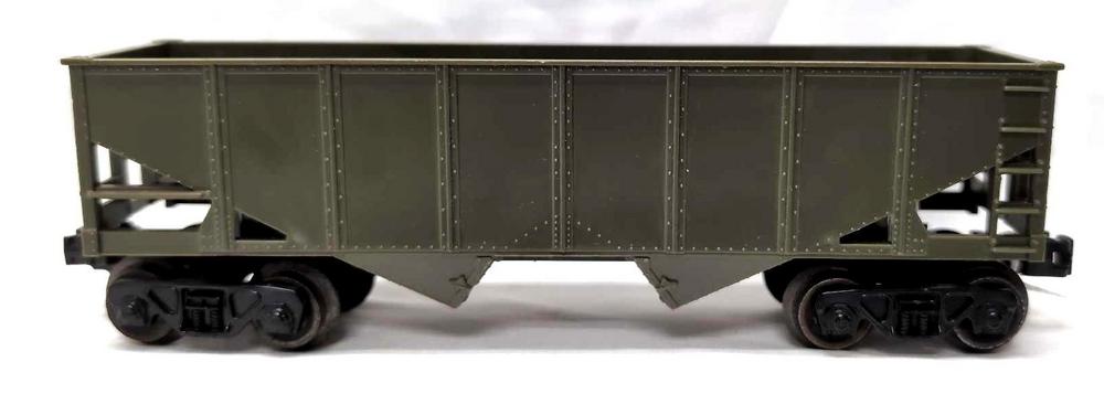 Postwar Lionel O Gauge undecorated olive drab 6176-100