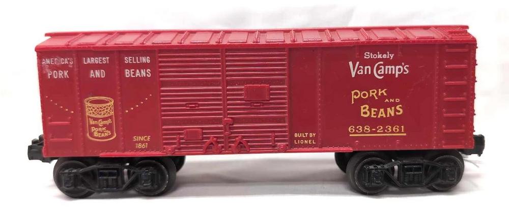 Postwar Lionel O Gauge 638-2361 Stokely Van Camp's