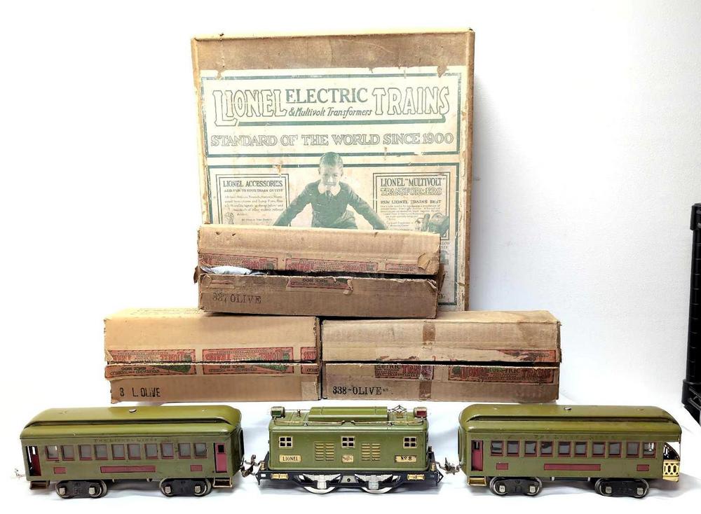 Prewar Lionel Macy's Special Cars Outfit No. 347 in box
