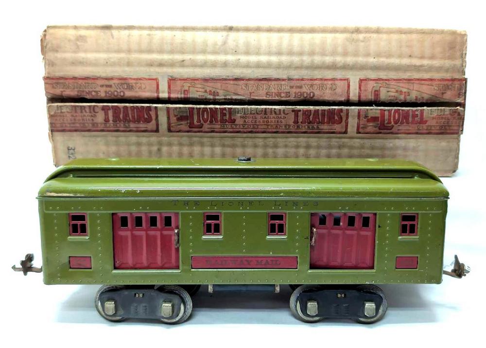 Prewar Lionel Std Ga 332 Baggage car in original box