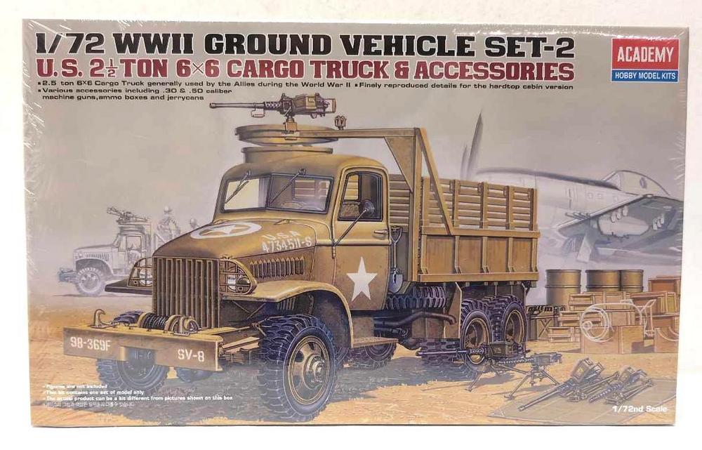 Factory Sealed Academy 1:72 13402 U.S. 2.5T 6x6