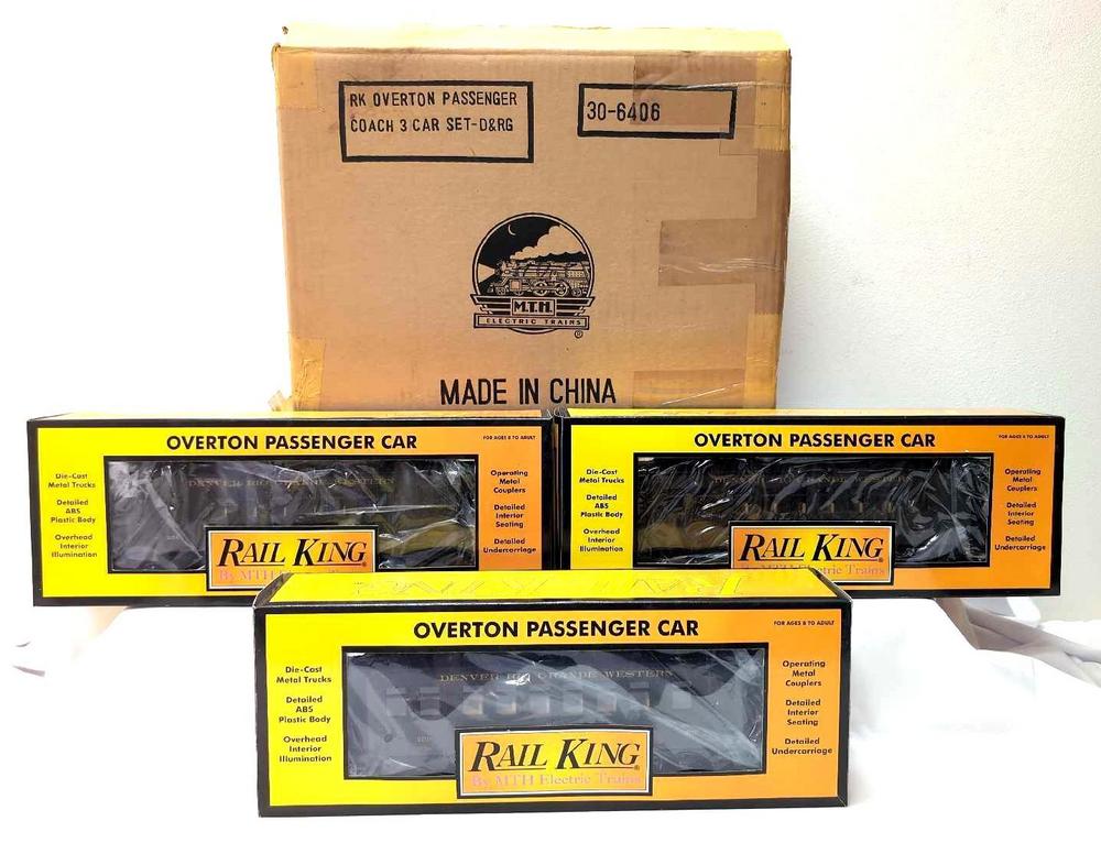 Modern Rail King O Gauge 30-6406 DRG 3-car pass set