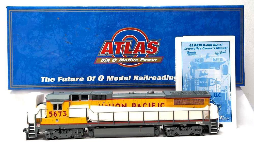 Modern Atlas O Gauge 7837-1 UP 5673 2 Rail in box