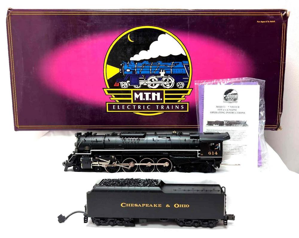 Modern MTH O Gauge 20-3035-1 C&O 4-8-4 in box