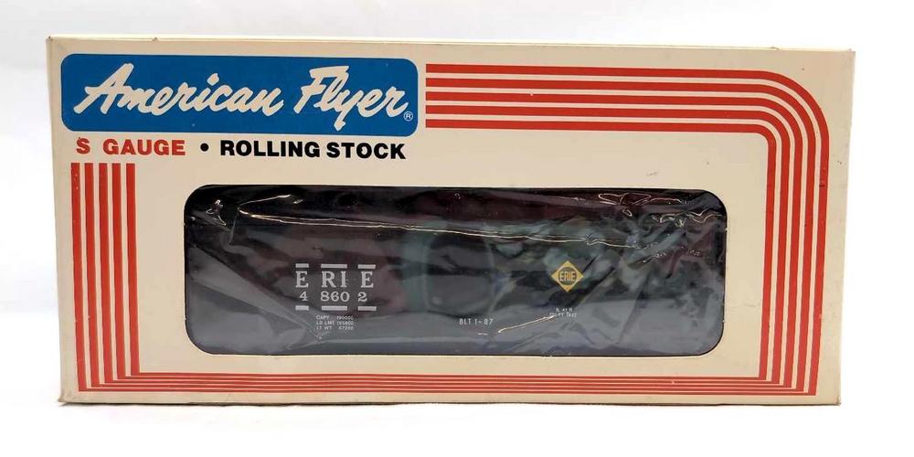 Modern American Flyer S Gauge 48602 Erie hopper in box