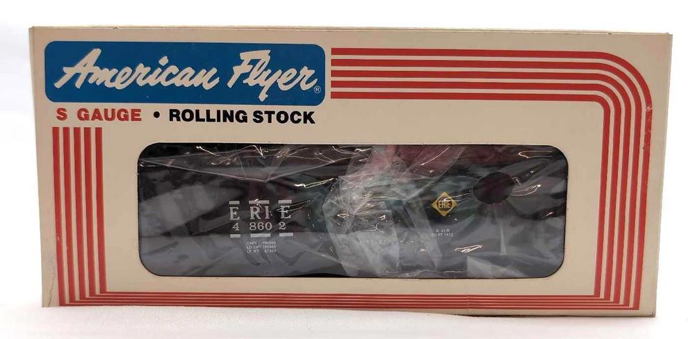 Modern American Flyer S Gauge 48602 Erie covered hopper in box
