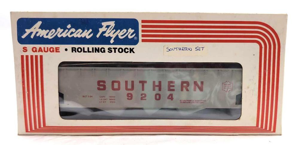 Modern American Flyer S Gauge 9204 Southern hopper in box