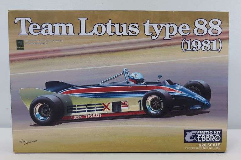 EBBRO No.011-6800 Team Lotus Type 88 1981 1/20 Scale Plastic Model Kit