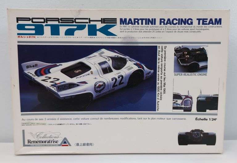 Union Porsche 917K Martini Racing Team 1/24 Scale Model Kit