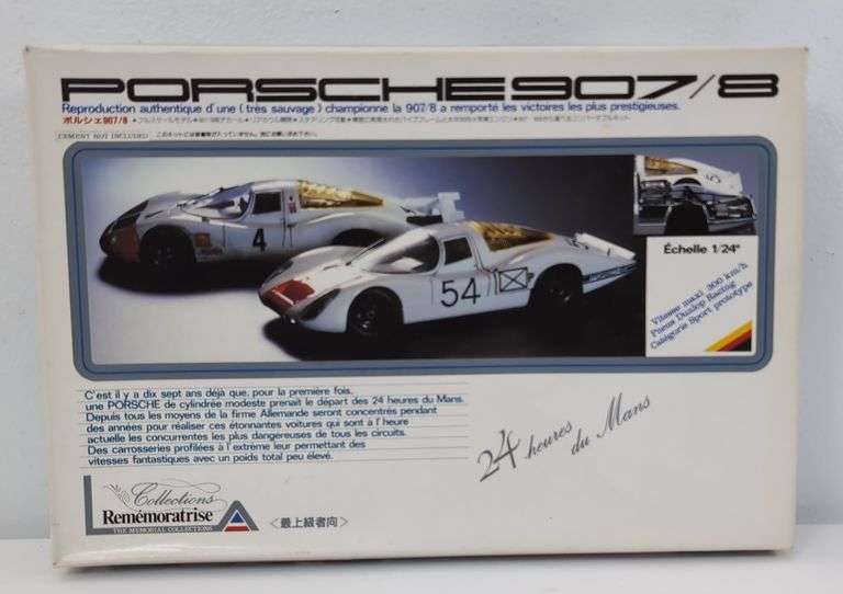 Porsche 907/8 Model Kit by Union, 1/24 Scale MC17-1500