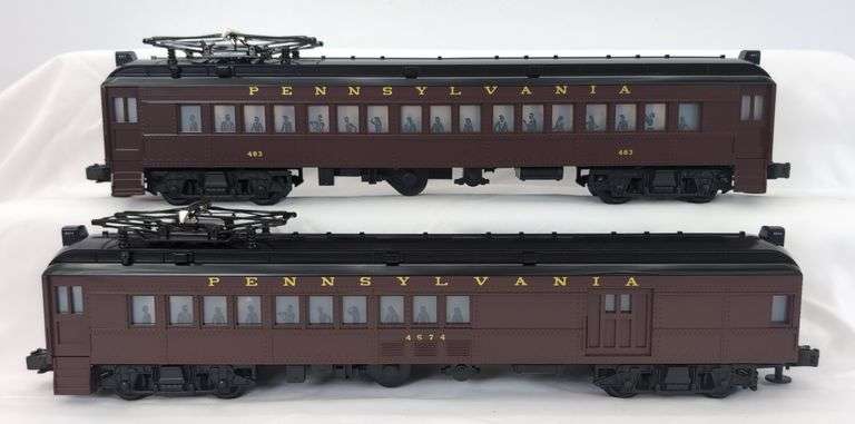 Modern Era Lionel O Gauge Pennsylvania Multiple-Unit Commuter Cars 18306