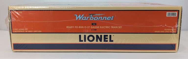 Modern Era Lionel O Gauge Warbonnet 6-11929 RTR O-27 Gauge Electric Train Set NIB Mint