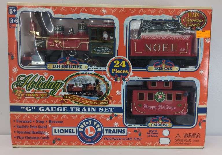 Modern Era Lionel Holiday G Gauge Christmas Train Set 62134  NIB Mint