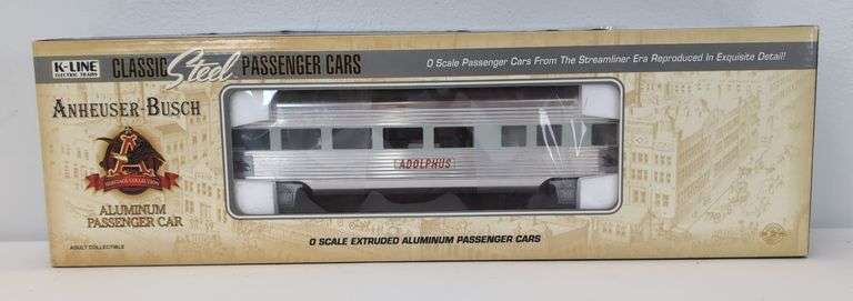 Modern Era K-Line Classics Anheuser-Busch O Scale Passenger Car K4698-0101 NIB image