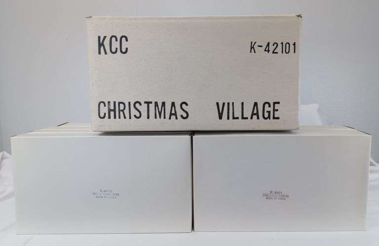 K-Line Collector's Club Christmas Village Sets K-42101 in box