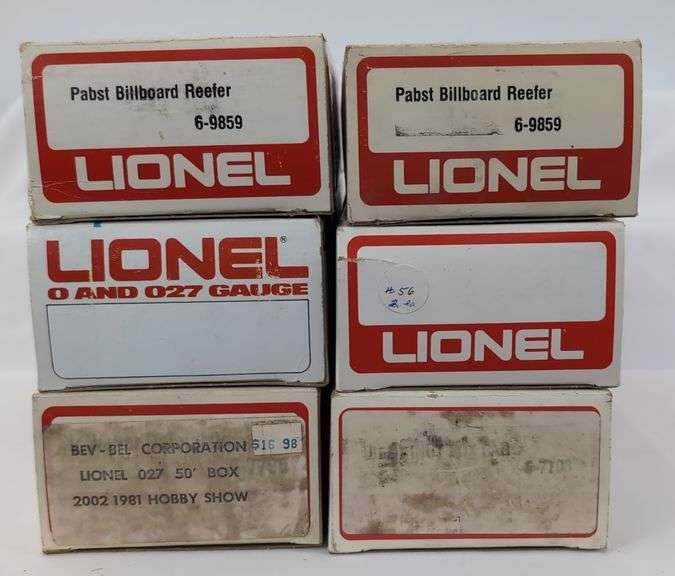 Modern Era Lionel O and O27 Gauge Rolling Stock Club Boxcars Mint in box
