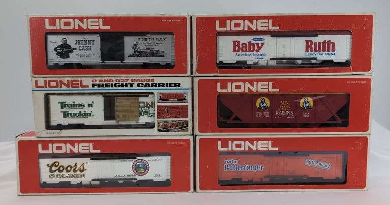 Modern Era Lionel O Gauge 7803, 9261, 9780, 9854, 9858, 9866 Mint