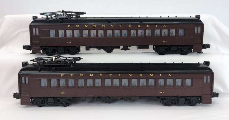 Modern Era Lionel Pennsylvania Multiple-Unit Non-Powered Commuter Cars Set 18310 in box