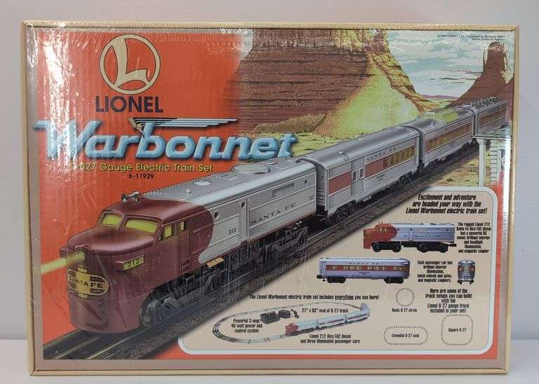 Modern Era Lionel O Gauge Warbonnet 6-11929 RTR O-27 Gauge Electric Train Set NIB Mint