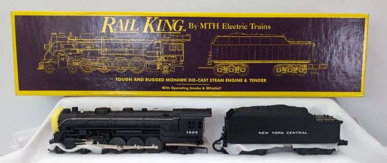 Modern Era Rail King O Gauge New York Central Mohawk Die-Cast Steam Engine No. 3000 MT-1101 in box image