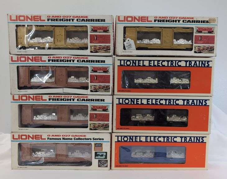 Lionel O Gauge Mint cars, two 7515, three 7517, two 7518 one 7522 in box Mint image