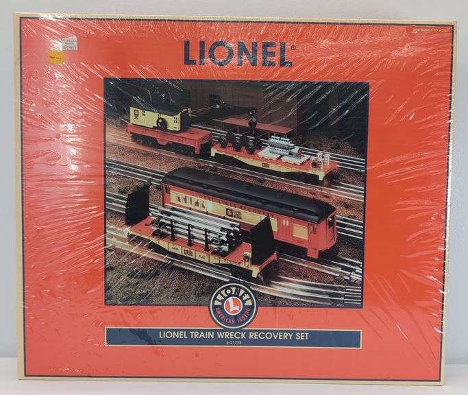 Modern Era Lionel O Gauge Train Wreck Recovery Set 6-21775 NIB Mint image
