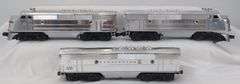 Modern Era Lionel O Gauge Burlington F3A Dual Motor Diesel w/B Unit 8054 8062 in box