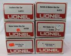 Modern Era Lionel O Gauge 9704, 9711, 9753, 9771, 9851, 9863 Mint in box