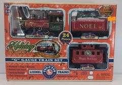 Modern Era Lionel Holiday G Gauge Christmas Train Set 62134  NIB Mint