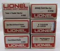 Modern Era Lionel O Gauge 7803, 9261, 9780, 9854, 9858, 9866 Mint