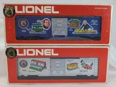 Modern Era Lionel O Gauge 75th Anniversary Train freight car set Mint in box