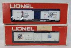 Modern Era Lionel O and O27 Gauge Rolling Stock Club Boxcars Mint in box