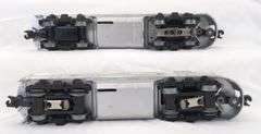 Modern Era Lionel O Gauge Burlington F3A Dual Motor Diesel units in box, unrun