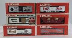 Modern Era Lionel O Gauge 7803, 9261, 9780, 9854, 9858, 9866 Mint